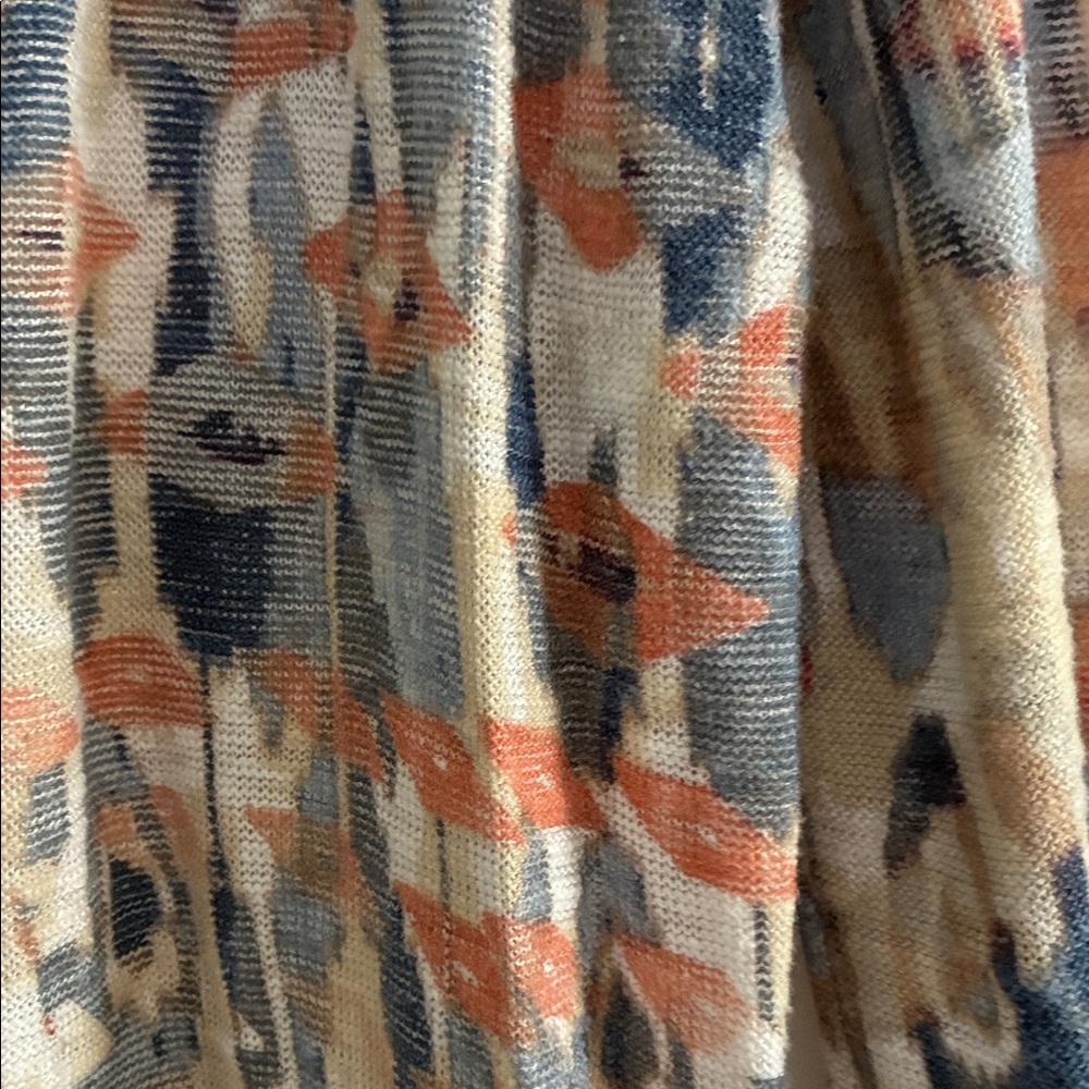 Chico's Abstract Patterned Cardigan Duster - Picture 3 of 6